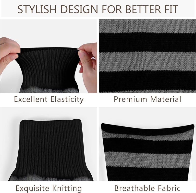 HEMOUR Leg Warmers for Women, Y2K Legwarmers Girls, Fall Winter Halloween Gifts, Harajuku Cutecore Gothic Fashion Accessories - Image 5
